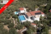 Tsivaras Kreta, Tsivaras freistehende Villa mit Gästehaus priv. Pool Meerblick Haus kaufen